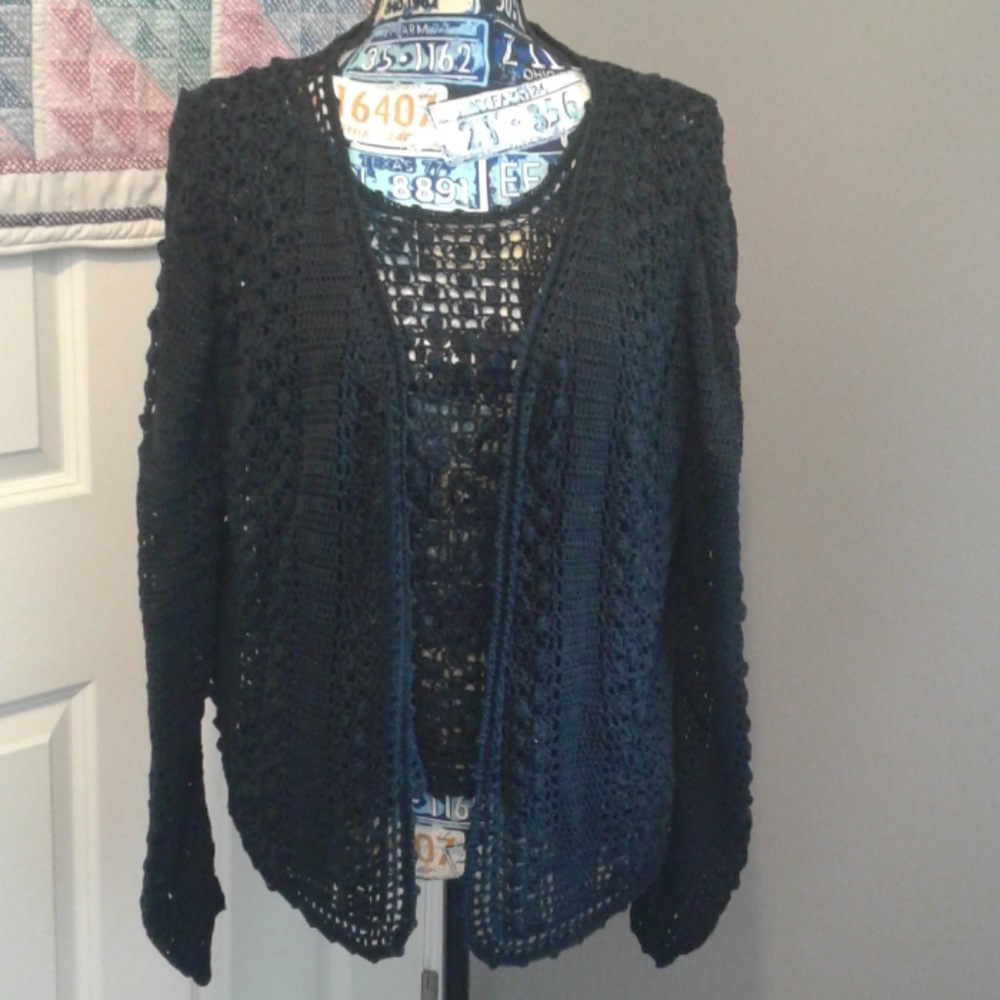 Irish crochet twinset